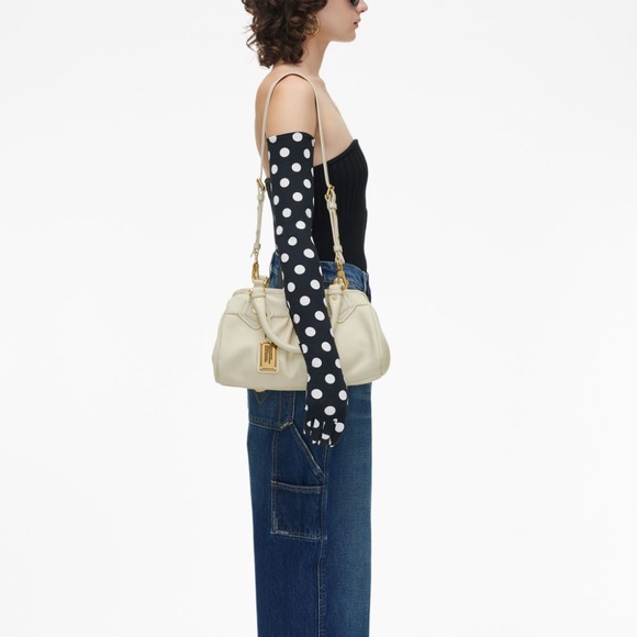 Marc Jacobs Classic Q Groovee Beige Leather Satchel Bag - Picture 2 of 16